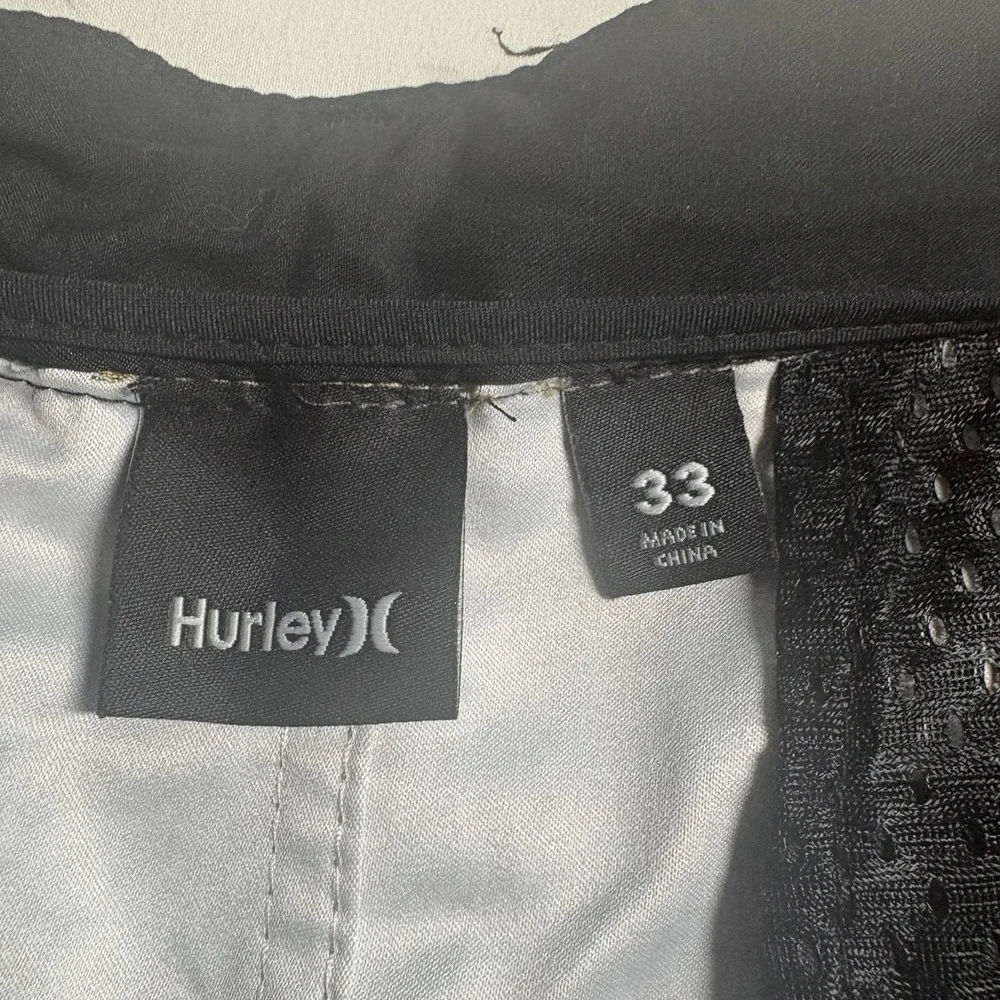 Hurley Board Shorts 33 Multi Tweed Print Recycled Polyester Hybrid Swim Trunks